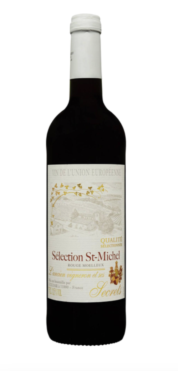 Вино Selection St-Michel н/солодке червоне 10.5% 0.75 л 